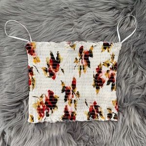 Floral crop top